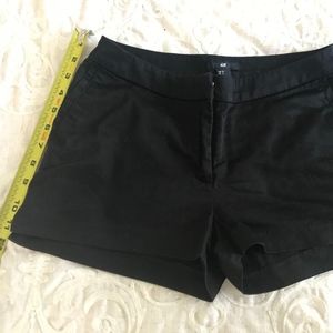 H&M Black Dress Shorts